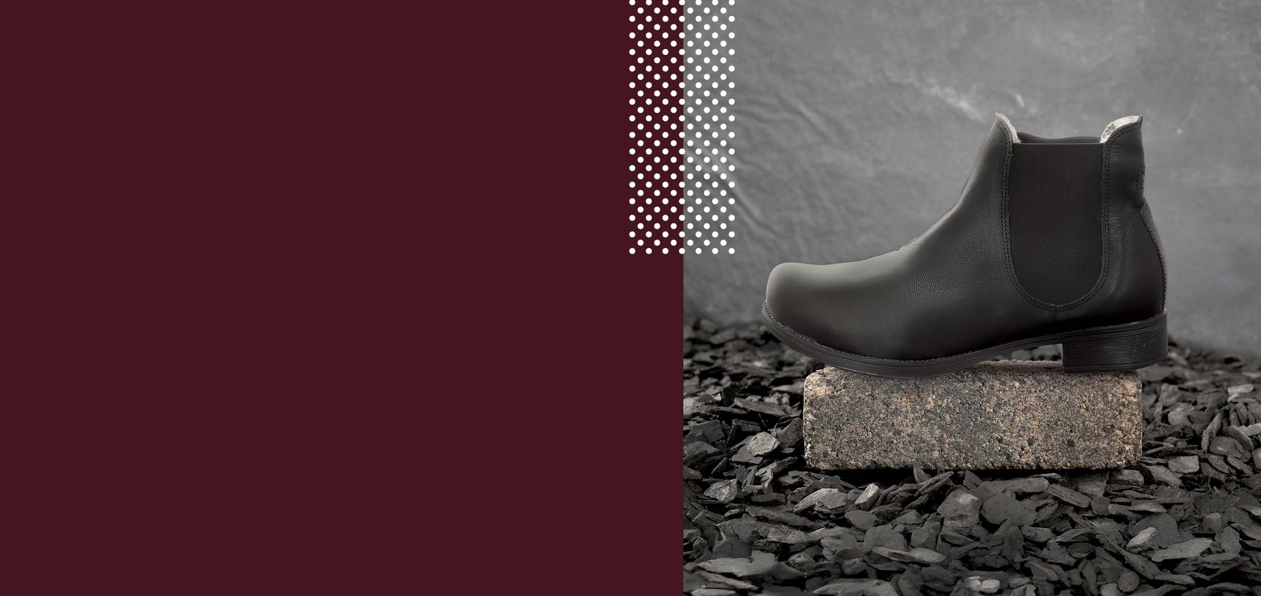 Think! ONLINE ONLY Damen DENK Stiefelette mit Einschlupf - Farbe: Schwarz Think! ONLINE ONLY Damen DENK Stiefelette mit Einschlupf - Material: Nappaleder - Farbe: Schwarz